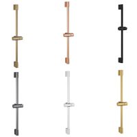 Bernicl brushed gold Shower Bar Angel Height Adjustable Sliding Hand gray Matt Black Stainless Steel Bathroom Fixtures