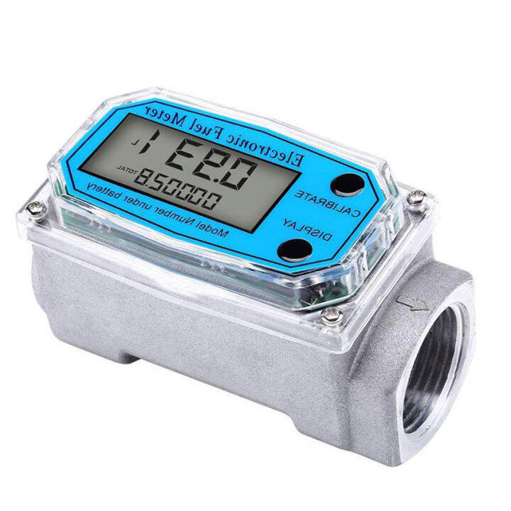 Digital Fuel Flow Meter Car Gasoline Methanol Water Flow Meter Counter ...