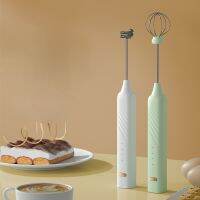 1PC Egg Beater Electric Handheld Rotary Egg Whisk Coffee Frothing Wand Cappuccino Frother Mixer USB Portable Kitchen Tools