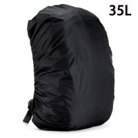 35L/45L กระเป๋าเป้สะพายหลังกันน้ำแบบปรับได้ที่บังฝนแบบพกพาที่กันฝนกระเป๋าใส่ของน้ำหนักเบาป้องกันสำหรับเดินป่าตั้งแคมป์กลางแจ้ง