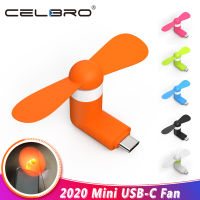 Portable Flexible Mini USB Fan Cooler USB Type C Cute Removable USB Gadgets Low power for Mobile Phone PC Laptop