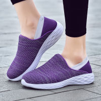 Women Black Sneakers Female Knitted Vulcanized Shoes Casual Slip on Flats Ladies Sock Shoes Trainers New Tenis Feminino Zapatos