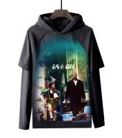 Léon Professional Men Hoodies ผู้หญิงแขนยาวเสื้อยืดมีฮู๊ดแขนยาว3D การพิมพ์ภาพยนตร์ยุโรปและอเมริกัน UD7เสื้อผ้าสำหรับผู้ใหญ่ฤดูใบไม้ผลิ Casual แฟชั่นกีฬา