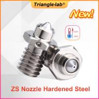 卍◎ Trianglelab V6 ZS Nozzle Hardened Steel Copper Alloy High Temperature Wear Resistant for V6 Hotend TD6 MATRIX DRAGON 3d Printer