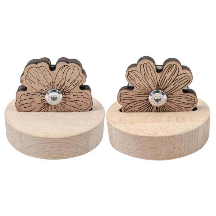Sewing Seam Cutter Quilting Thread Cutter with Engraved Petal Design