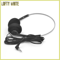 Lofty หูฟังอันเดอร์ไวร์สีขาว MP3ความรู้สึกย้อนยุคหูฟังขนาดเล็กแบบมีสายพกพาอุปกรณ์ประกอบฉากกีฬาแฟชั่นสำหรับถ่ายภาพ