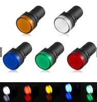 Pilot lamp LED 22mm 220VAC ไพล็อทแลมป์ ขนาด 22มิล AC 220โวลต์