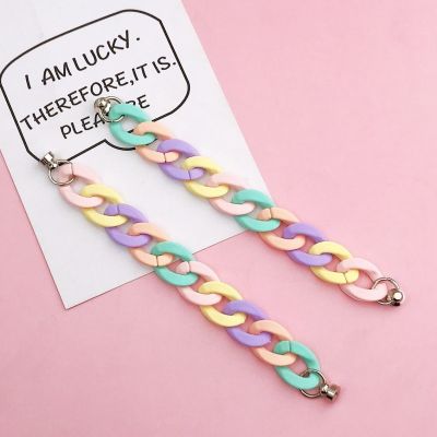 [COD] Yilians new diy acrylic chain bracelet mobile phone shell accessories girls all-match hanging