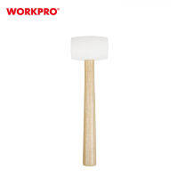 WORKPRO ค้อนยางด้ามไม้ 450 กรัม (16 ออนซ์) (สีขาว/สีดำ) WP241038 , WP241039