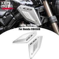 กรอบด้านข้างของรถจักรยานยนต์เปลือกฝาครอบป้องกันสำหรับฮอนด้า CB650R 2023 2019 2020ท่อไอดี2021อุปกรณ์เสริมเคสห่อหุ้ม