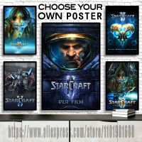 ☑ คลาสสิก StarCraft II Legacy of The Void Canvas Art และ Wall Art โปสเตอร์ภาพพิมพ์ Modern Family Bedroom Decor โปสเตอร์