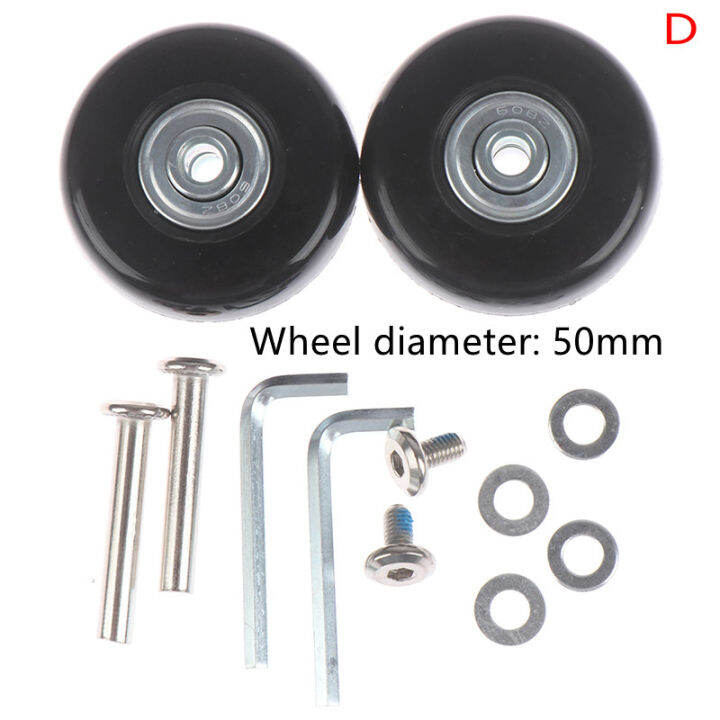 1 Pair luggage wheels OD 4054mm Luggage Suitcase Replacement Wheels