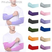 Unisex Sunscreen Ice Silk Sleeve Summer Cooling Hand Cover Outdoor Sports Cycling Arm Sleeves Sun UV Protection Free Shipping