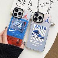 เคส iphone ของ บริษัทแฟชั่น ข้อต่อจับคู่สี แบรนด์ Apple 14/13 เคสมือถือ laser sports style all-inclusive iPhone 12/11 รุ่นอินเทรนด์