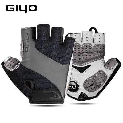2021GIYO Bicycle Gloves Half Finger Outdoor Sports Gloves For Men Women Gel Pad Breathable MTB Road Racing Riding Cycling Gloves DH
