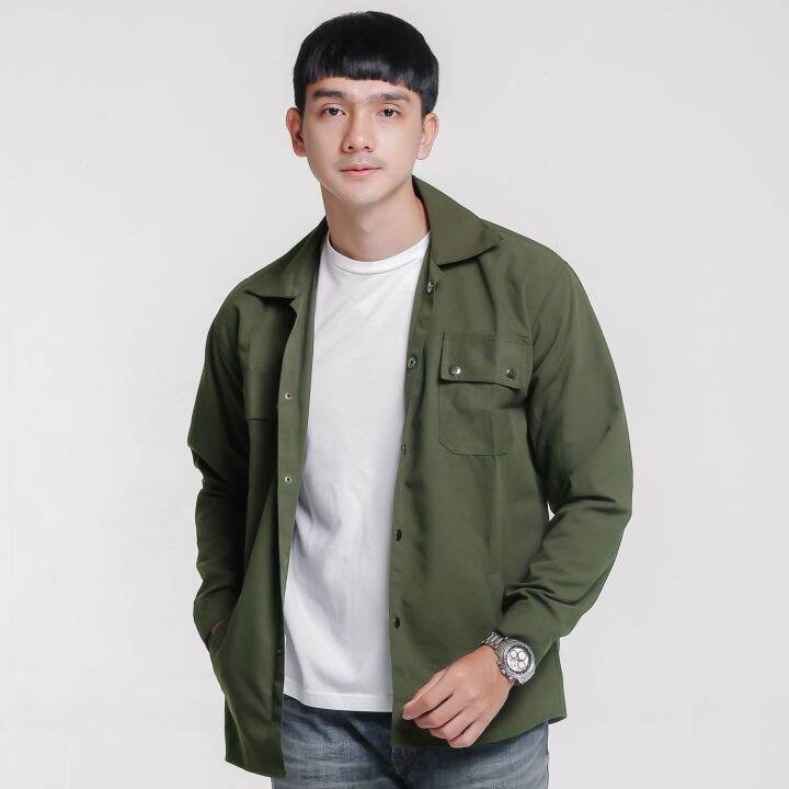 Mark Jaket - Kemeja Semi Parka Pria | Lazada Indonesia