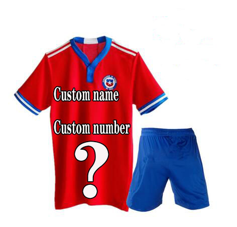 22 Chile Soccer Jersey Men Sweatshirt Training Suit Child VALDIVIA ALEXIS Vidal VARGAS Match Uniform Kids Football Shirt