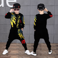 2022 spring Children Clothing Boys Long Sleeve Sports Suits Autumn Kids Tracksuits Teenager Boys Hip Hop 6 7 8 9 5 4 10 12 Years