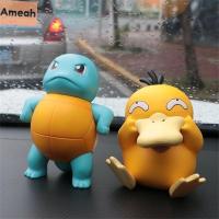 AMEAH Kawaii ของเล่นเด็กรูปแบบโปเกมอนของเล่นการ์ตูน Squirtle รูปตุ๊กตาโมเดล Psyduck โมเดลแอ็คชั่น