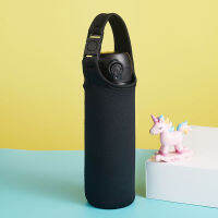 ZHUHAO 550ml Water bottle COVER BAG สายรัดปรับขวดสีดำ Carrier insulat BAG