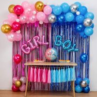 Boy Or Girl Gender Reveal Party Decoration Set Balloons Arch Garland Kit For Baby Shower Kids Boy Girls Birthday Party Supplies