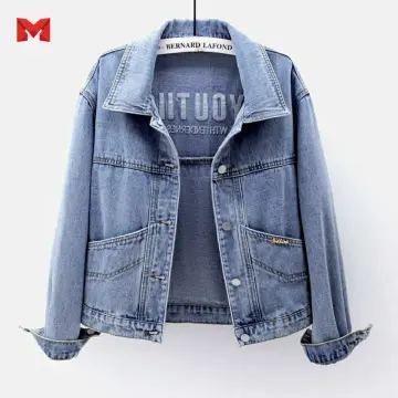 New Look Curves Bright Blue Denim Jacket | littlewoods.com