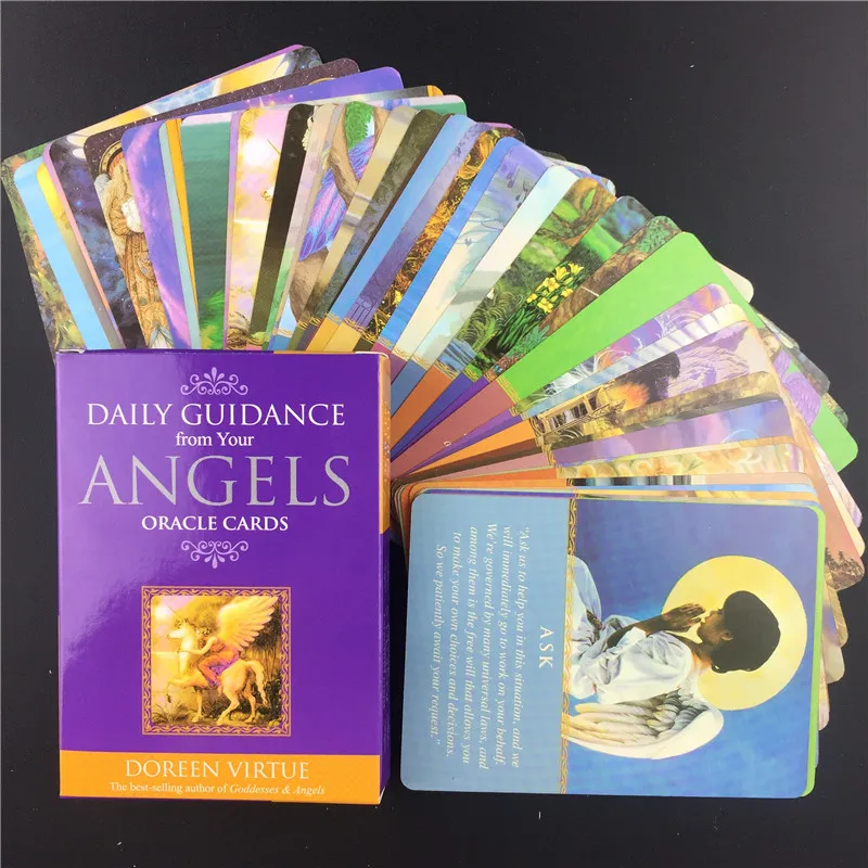 ANGEL TAROT CARDS AND 2 SETS OF ANGEL ORACLE CARDS BY DOREEN VIRTUE