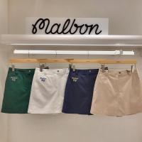 Original Korean Malbon Golf dress female a word skirt golf short half skirt with ball pocket