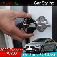 เคสป้องกันฝาฝาครอบล็อคประตูรถยนต์สำหรับ Mercedes-Benz C-Class ใหม่ W206 220D ซีดาน2022 2021