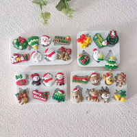 Unique Christmas Silicone Molds For Homemade Candy Gingerbread House Silicone Molds For Christmas Baking Festive Drip Glue Molds For Christmas Crafting Silicone Mold For Christmas-themed Cake Toppers Christmas Silicone Molds For Chocolate And Fondant