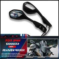 S1000RR Motorcycle Rearview Mirrors LED Turn Signals Light For BMW S1000RR 2019 2020 2021 2022 Black Left Right