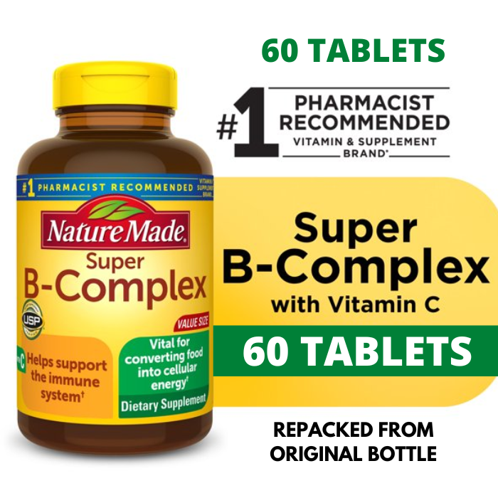 Repacked Nature Made Super B Complex 60 Tablets | Lazada PH