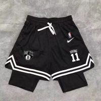 American Shorts The Exposed Double Basketball Pants Easing Off Two But Knee Leis美式短裤防走光双层篮球裤宽松假两件不过膝休闲跑步裤速干三分裤7.9