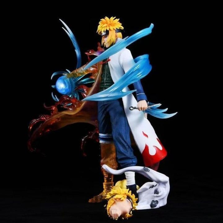 โมเดล-namikaze-minato-pvc-อะนิเมะตุ๊กตาขยับแขนขาได้ของเล่นน่ารัก26ซม-รูปจุดสองสีสะท้อนแสงก่อนหน้าราชวงศ์สี่รุ่น