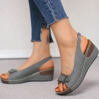 Sandals Women Summer 2023 Soft Bottom Heels Sandals Summer Shoes Women Wedge Sandal With Platform Zapatos Mujer Wedges Heeled