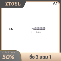 ZTOYL เหยื่อตกปลาแบบนิ่ม20ชิ้น ล็อตน้ำหนัก0.5กรัม1กรัม1.5กรัม2กรัม3.2กรัม4กรัมอุปกรณ์ตกปลา