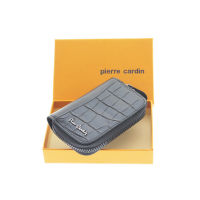 Pierre Cardin (ปีแอร์ การ์แดง) กระเป๋านามบัตร กระเป๋านามบัตรเล็ก  กระเป๋าใส่บัตรเท่ๆ กระเป๋าหนัง กระเป๋าหนังแท้ รุ่น PNJ5-1151-7 พร้อมส่ง ราคาพิเศษ