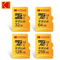 [HOT TALQQQWWEGE 583] ไมโคร SD KODAK ของแท้ UHS-I C10 EVO Plus 128GB การ์ดความจำ256GB U3ไมโครการ์ด SD 4K 64GB 32GB SDHC แฟลช TF ทรานส์