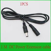 High quality 1PCS CCTV DC Power Extension Cable 1 Meter / 3FT 3 FT Jack Socket to 5.5mm x 2.1mm Male Plug