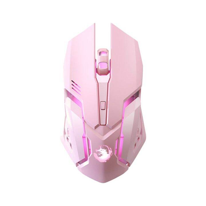 Gaming Mouse Rechargeable 2.4G Wireless Mouse Mute Ergonomic Mouse for ...