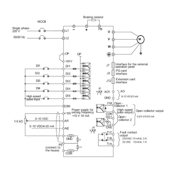 380V 3 Phase Inverter Variable Frequency Drive PLC Function for Water ...