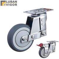 Silent damping universal wheel with spring TPR wheel anti-seismic casterfor Heavy equipmentgateIndustrial casters