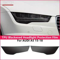 For AUDI A5 15-18 TPU Blackened Headlight Protective Film, Headlight Protection, Film Modification