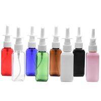 50ml Clear Empty Mist Nose Spray Refillable Bottle Plastic Nasal Spray Bottles Pump Sprayer D0UE Travel Size Bottles Containers