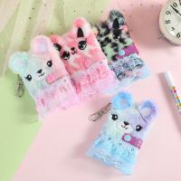 【living stationery】 Kawaiipush Notebook ForPendants Keychain Furry Cats Notebook Daily PlannerBook Note Pad Stationery