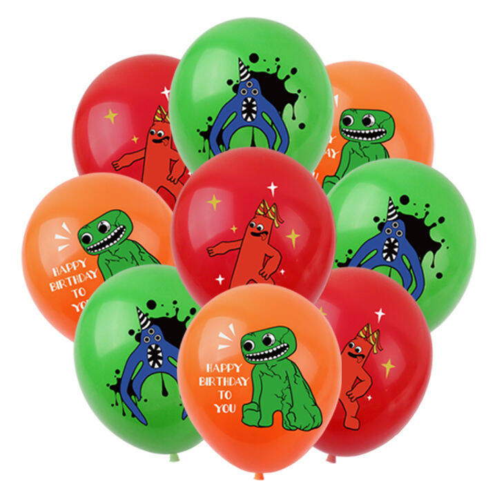 10PCS Garten of Banban Theme 12 inch latex balloons birthday party ...