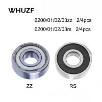 【CW】 2/4PCS Deep groove ball bearings 6200Z 6201RS 6202zz 6203rs 6204 6205 6206 6207 6208 2RS