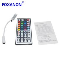 【☑Fast Delivery☑】 uylexs Foxanon ตัวควบคุม Rgb โหมดไดนามิกและสี Dc 12V 44แป้นหรี่ไฟสวิตช์สำหรับไฟโคมไฟยาวแอลอีดี5050 3528 1ชิ้น/ล็อต