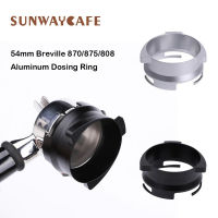 Aluminum Dosing Ring 54mm Breville 870875808 Filter for Brewing Bowl Coffee Powder Basket Spoon Tool Tampers Portafilter