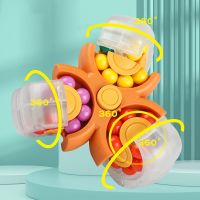 Luminous Rotating Fidget Spinner Toy Children Magic Bean Fingertip Cube Education Toy Adult Stress Relif Gyro Decompression Gift